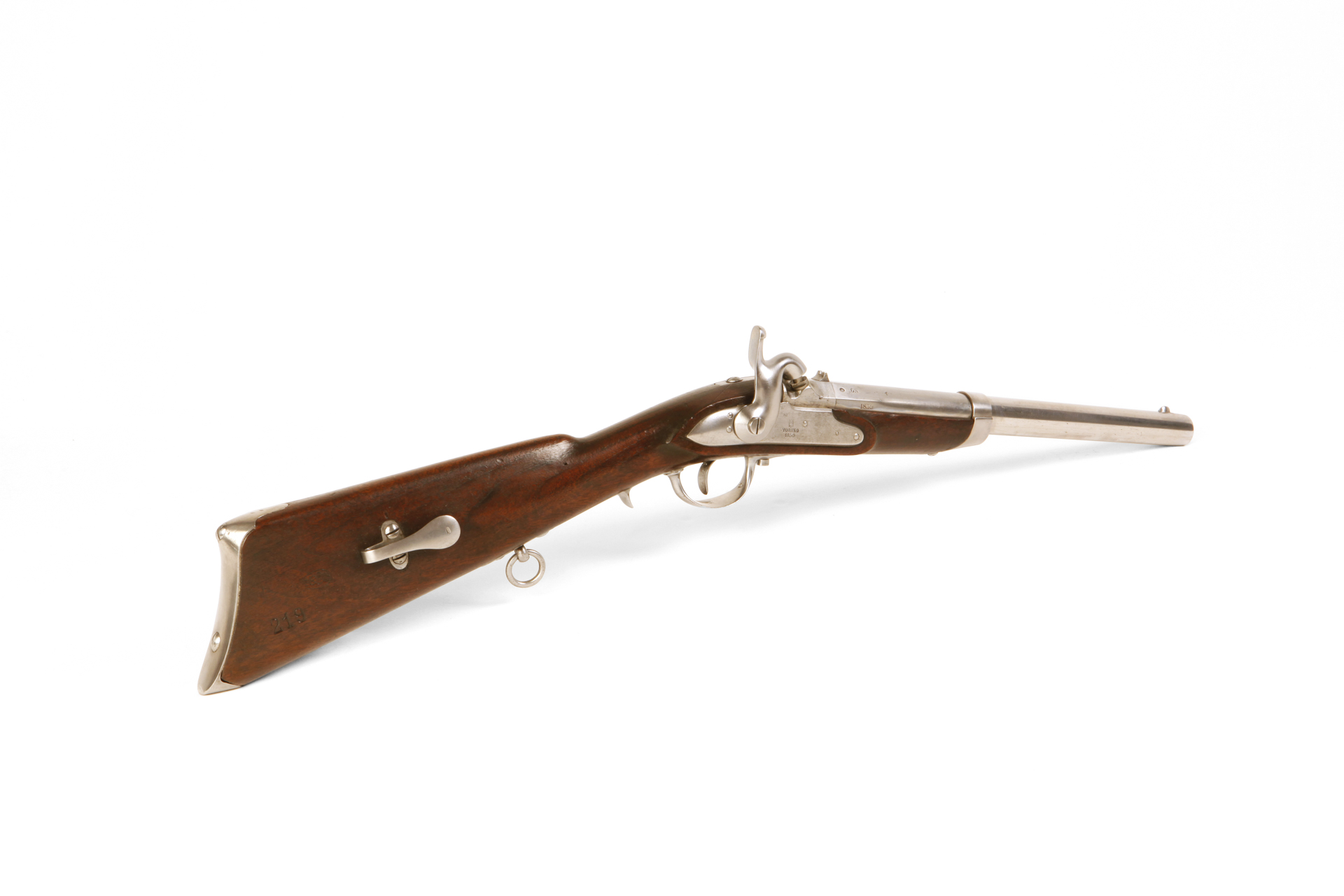 fucile storico dell'800 fotografia per inventari museali